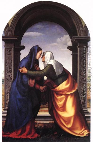 The Visitation by Mariotto Albertinelli